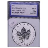 2017 IGS PROOF 70  CANADA MAPLE LEAF