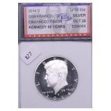 2014 S SP70 KENNEDY HALF DOLLAR