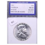 1963 IGS MS66 FRANKLIN HALF DOLLAR
