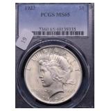 1923 PCGS MS65 PEACE DOLLAR