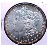 1904 O MORGAN DOLLAR CHOICE BU