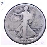 1917 D WALKING HALF DOLLAR G