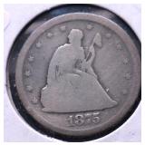 1875 S 20 CENT PIECE G