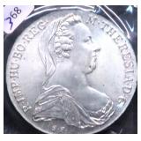 1780 MARIA THERESA THALER  RESTRIKE CHOICE BU