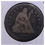 1860 SEATED QUARTER G