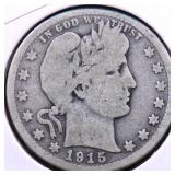 1915 D BARBER QUARTER G
