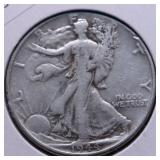 1944 WALKING HALF DOLLAR VF