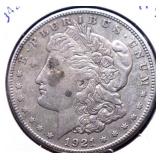 1921 S MORGAN DOLLAR XF