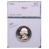 1956 PCI PF67 WASHINGTON QUARTER