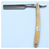 BISMARH RAZOR WORKS BONE HANDLE RAZOR NO CRACKS