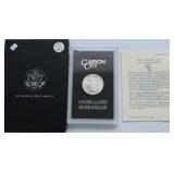 1884 CC GSA MORGAN DOLLAR CH BU W BOX PAPERS