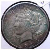 1923 S PEACE DOLLAR VF