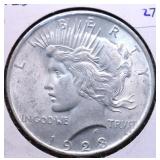 1923 PEACE DOLLAR CHOICE BU