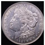 1921 MORGAN DOLLAR AU