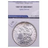 1887 DGS MS61 MORGAN DOLLAR