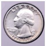 SILVER BICENTENNIAL QUARTER GEM