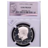 1979 S TYPE 2 NGC GEM PROOF HALF DOLLAR