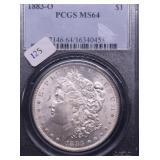 1883 O PCGS MS64 MORGAN DOLLAR