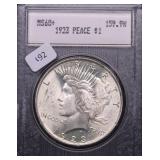 1923 PEACE DOLLAR CHOICE BU