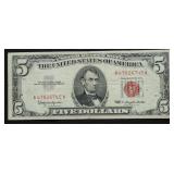 5 DOLLAR RED SEAL VF