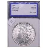 1884 IGS MS65 MORGAN DOLLAR