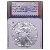 2016 IGS MS70 SILVER EAGLE