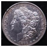 1878 S MORGAN DOLLAR AU