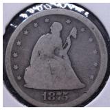 1875 S 20 CENT PIECE G