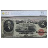 1917 2 $ US LEGAL TENDER NOTE PCGS VF25