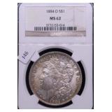 1884 O NGC MS62 MORGAN DOLLAR