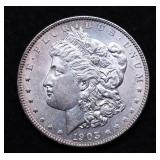 1903 MORGAN DOLLAR AU