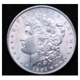 1897 MORGAN DOLLAR CHOICE BU