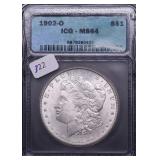 1902 O ICG MS64 MORGAN DOLLAR