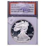 2007 W IGS PF70DC  SILVER EAGLE