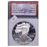 2004 W IGS PF70 DC SILVER EAGLE