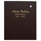 WALKING HALF DOLLAR COLLECTION  VG TO XF