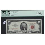 PCGS MS66PPQ STAR TWO DOLLAR RED SEAL