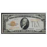 1928 10 $ GOLD CERTIFICATE VF