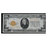 1928 20 $ GOLD CERTIFICATE VF