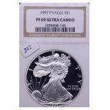 1997 NGC PF69UC SILVER EAGLE