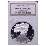 1996 NGC PF69UC SILVER EAGLE