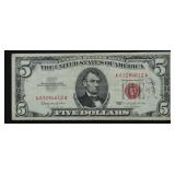 5 DOLLAR RED SEAL VF DETAILS