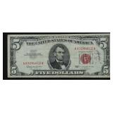 5 DOLLAR RED SEAL VF DETAILS