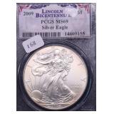 2009 PCGS MS70 SILVER EAGLE