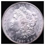 1881 S MORGAN DOLLAR CHOICE BU