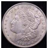 1921 MORGAN DOLLAR AU