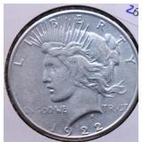 1922 S PEACE DOLLAR