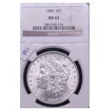 1888 NGC MS63 MORGAN DOLLAR