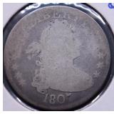 1807 DRAPED BUST QUARTER G