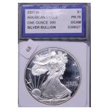 2001 W IGA PF70DC SILVER EAGLE